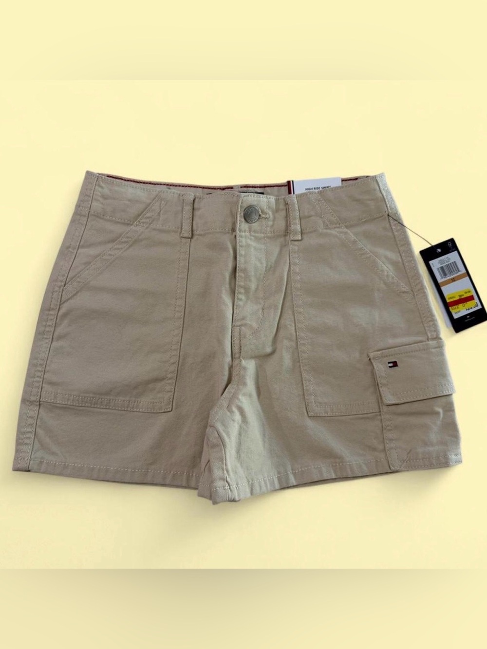 Tommy Hilfiger Tan Cargo Shorts for Women